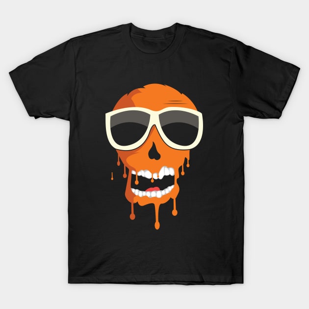 skull with glasses, skulls, halloween gift T-Shirt by Kingostore